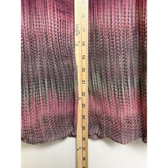 Rebecca Malone Women's Plus Sz 2X 3/4 Split Sleeves Multicolor Ombre' Stripes - Picture 15 of 16